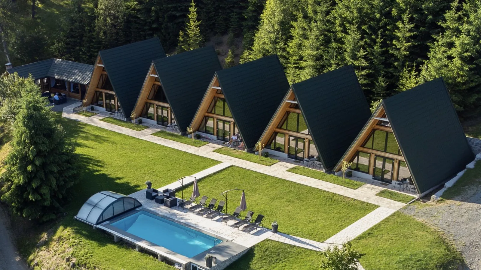 Cabana A-frame cu piscină de inchiriat Rachitele-Cluj — Răchițele, Cluj